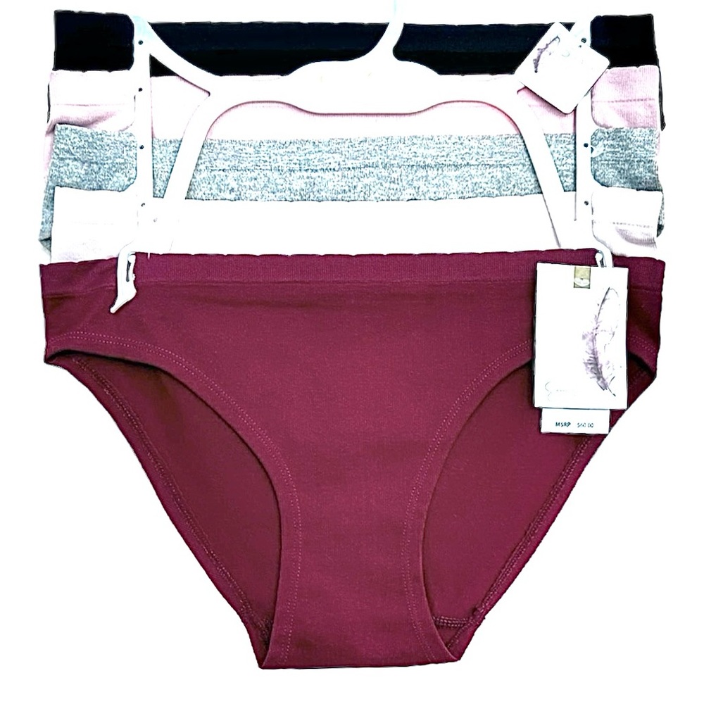 Jessica Simpson Bikini Panties Size Medium 5 Pc NEW WITH TAGS